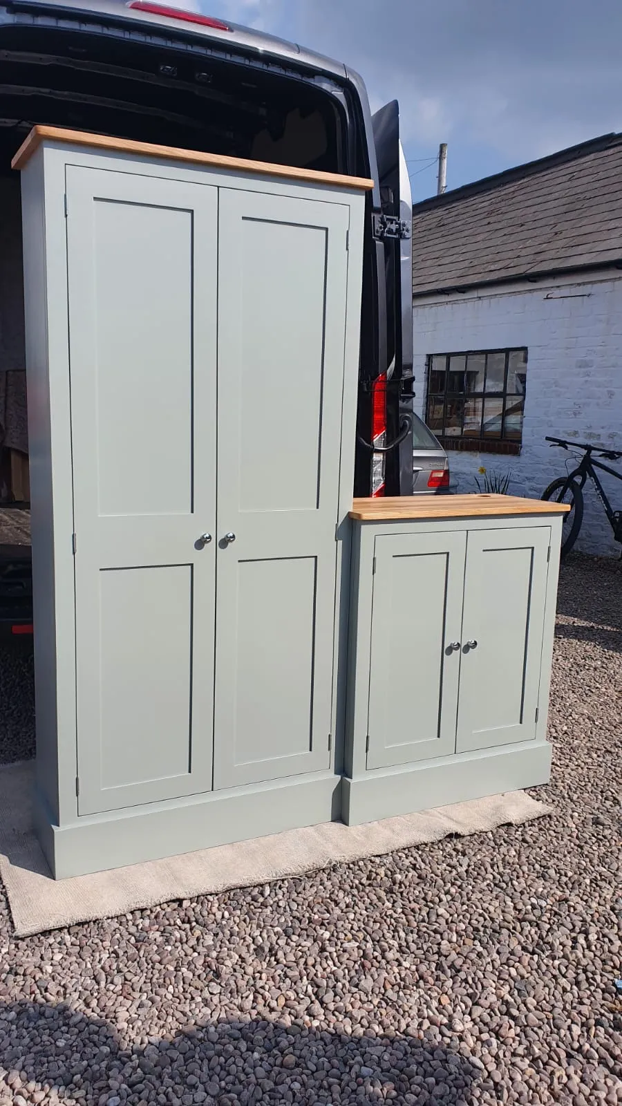 **4 Door Combination Coat and Shoe Storage Cupboard