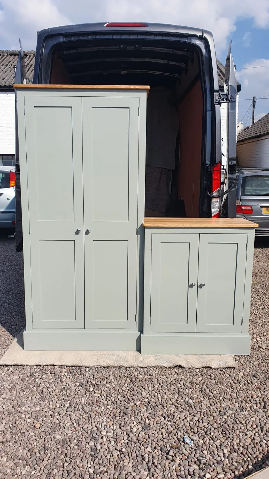 **4 Door Combination Coat and Shoe Storage Cupboard