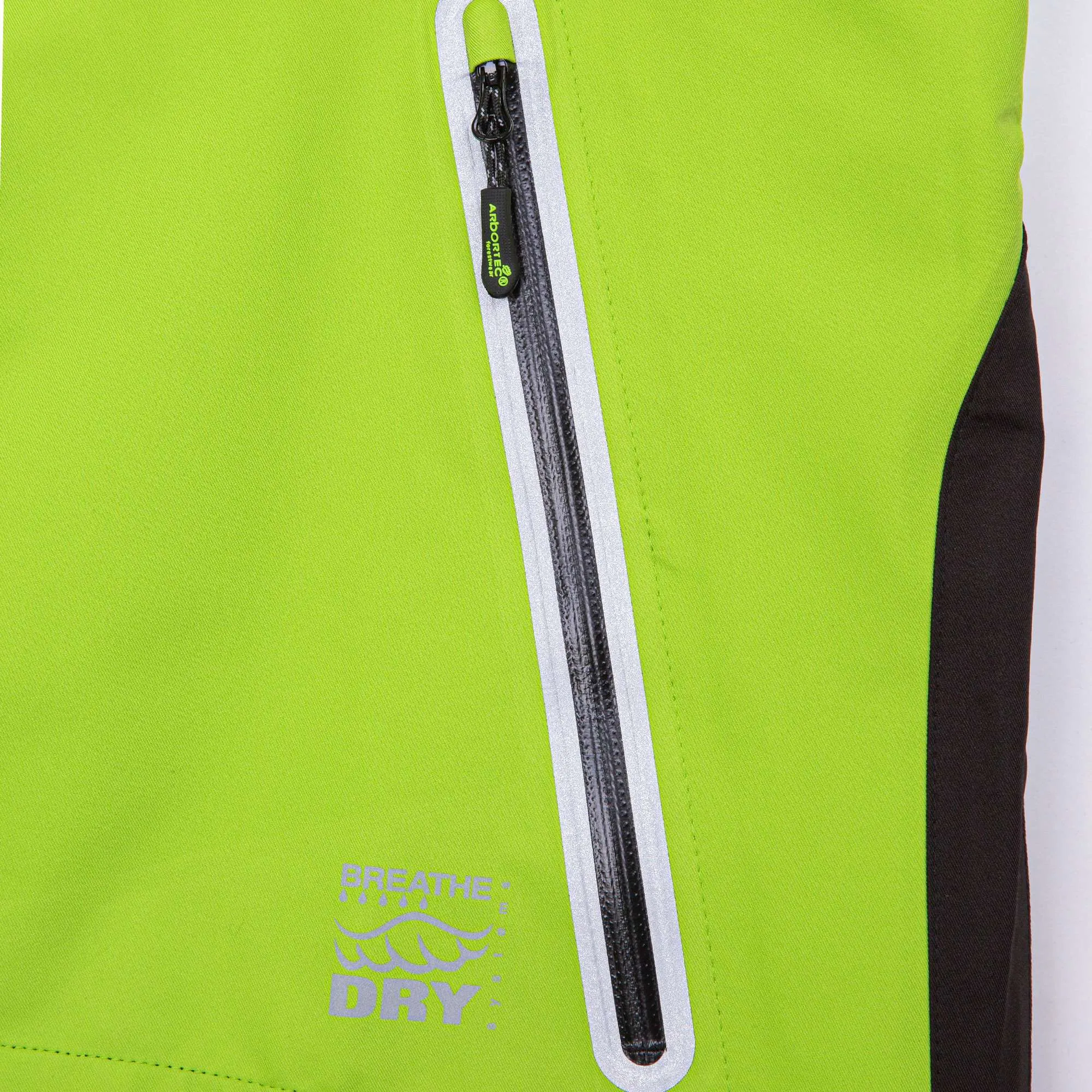 AT4400 Arbortec BreatheDry® Waterproof Rain Jacket - Lime