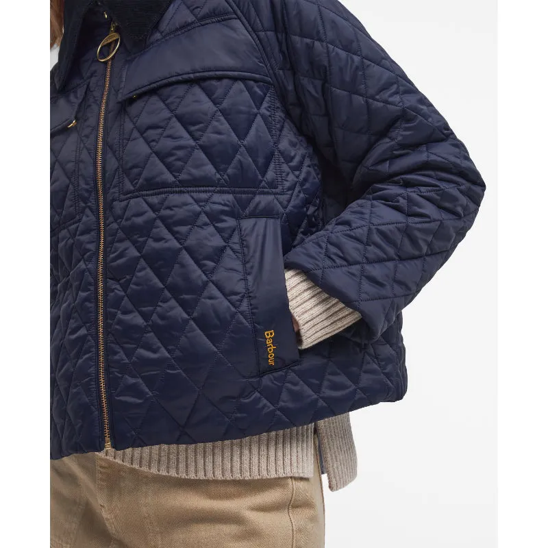 Barbour Beauly Quilt Ladies Jacket - Navy/Classic