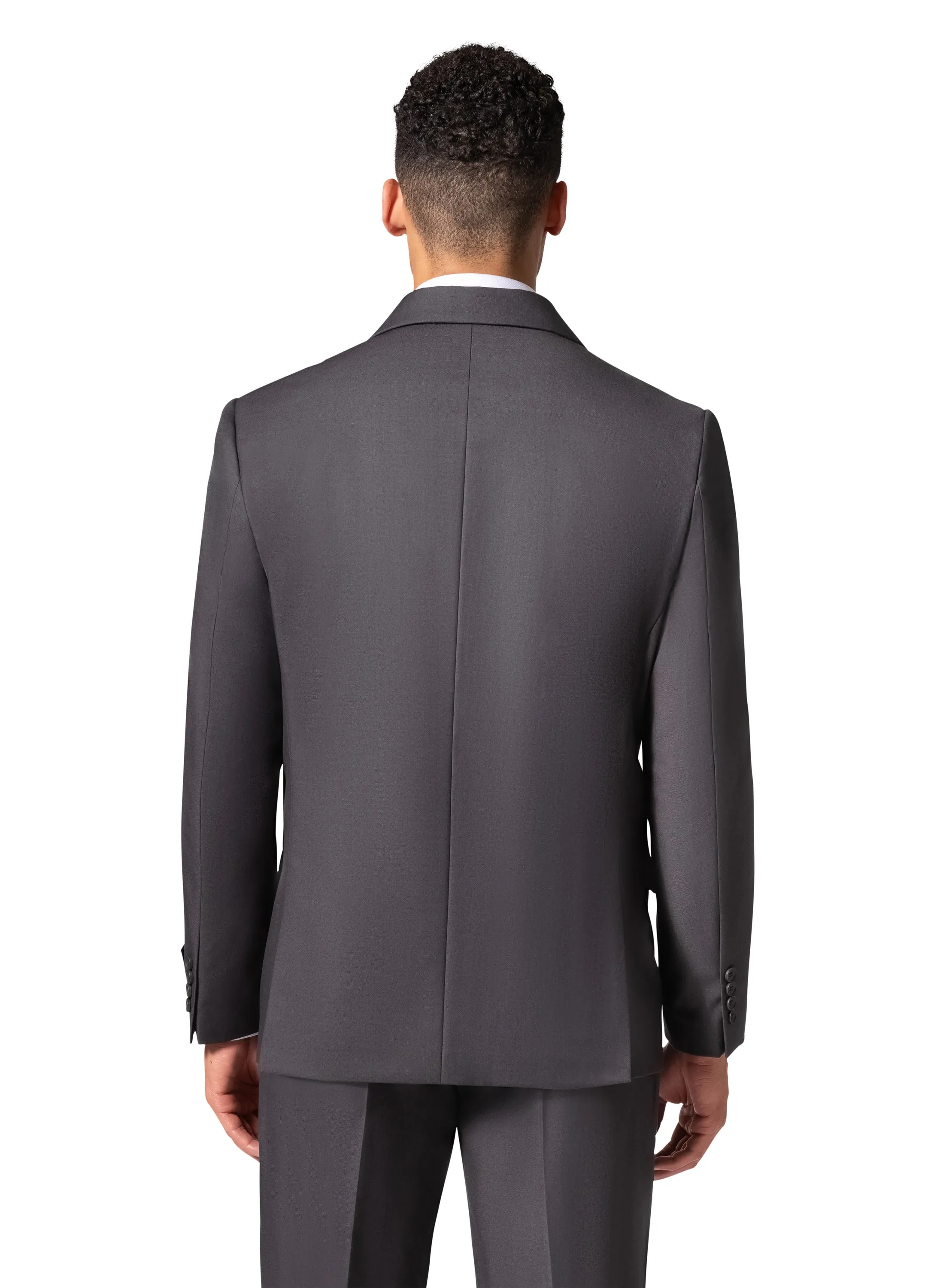 Berragamo A6732 D/B Modern Fit Suit - Charcoal