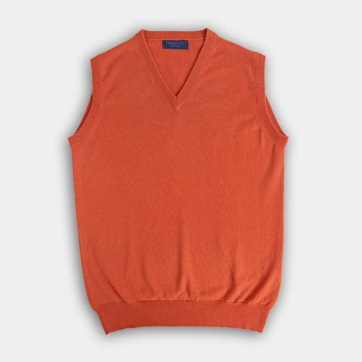 Burnt Orange Cashmere Slipover