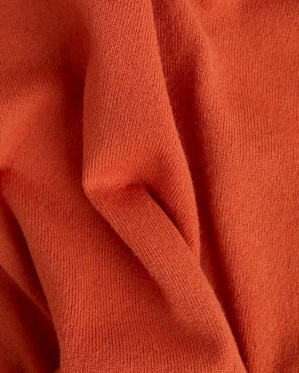 Burnt Orange Cashmere Slipover