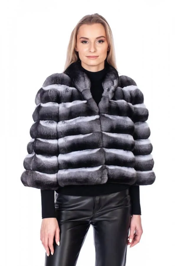 Chinchilla Fur Short Jacket