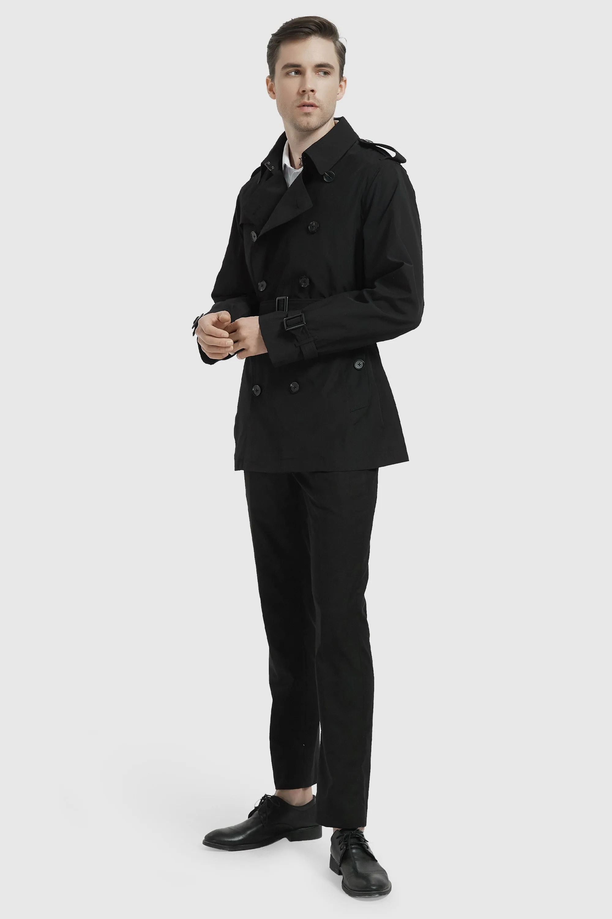 Classic Double-Breasted Overcoat