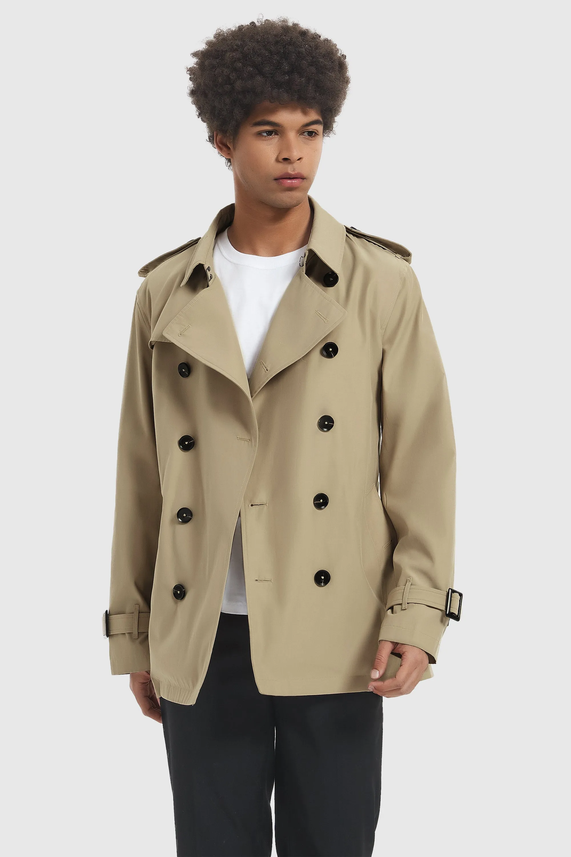 Classic Double-Breasted Overcoat