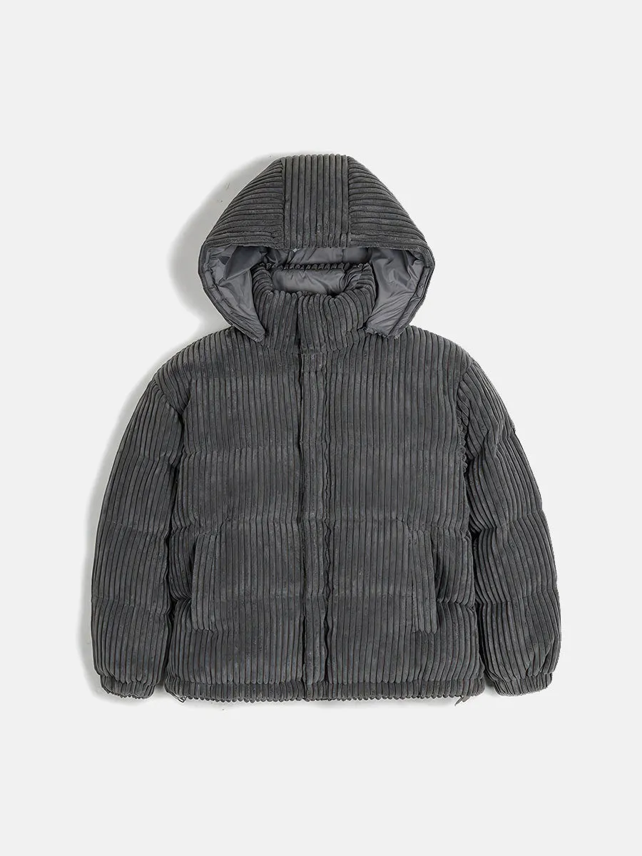 Corduroy Down Jacket