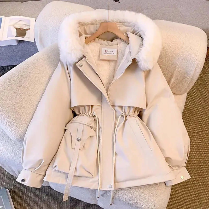 Down and cotton jacket fashionable and thick