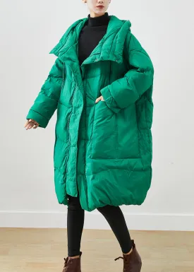 Elegant Green Oversized Thick Duck Down Canada Goose Jacket Winter ML1905