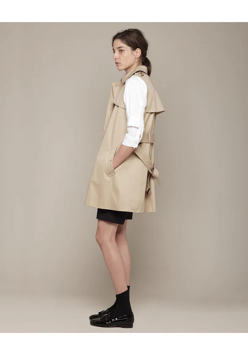 Eugenie Sleeveless Trench