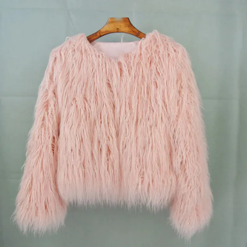 Fur Elegant Fringe Coat