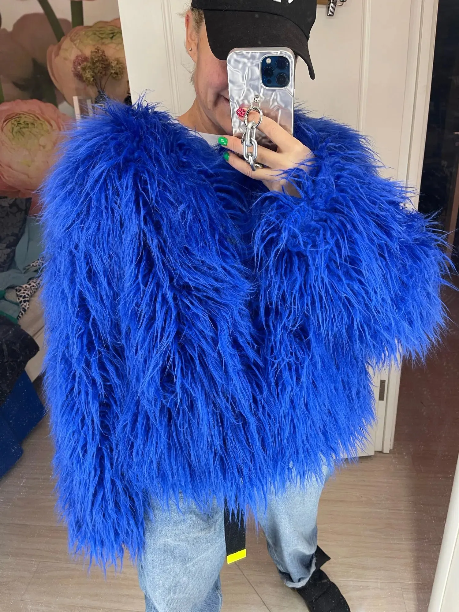 Fur Elegant Fringe Coat