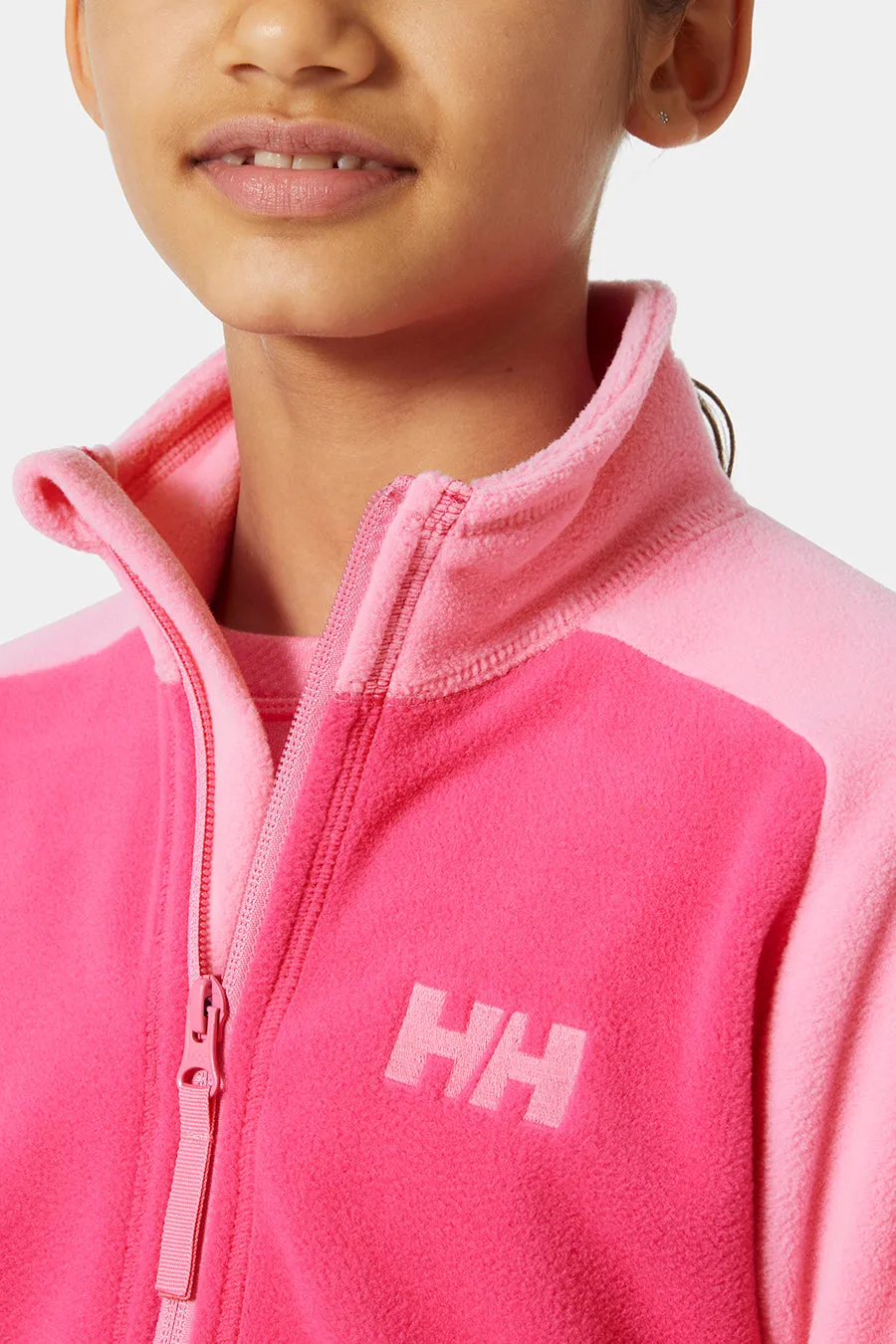 Girls Fleece Jacket Helly Hansen Daybreaker Dragon Fruit