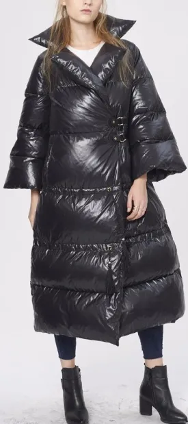 Glossy Thick Puffer Down Coat