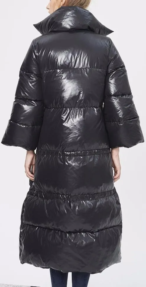 Glossy Thick Puffer Down Coat