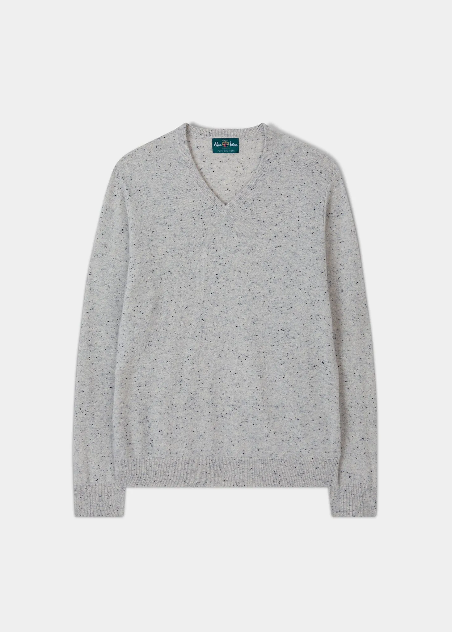 Haddington Cashmere Jumper in Snowfall - Regular Fit