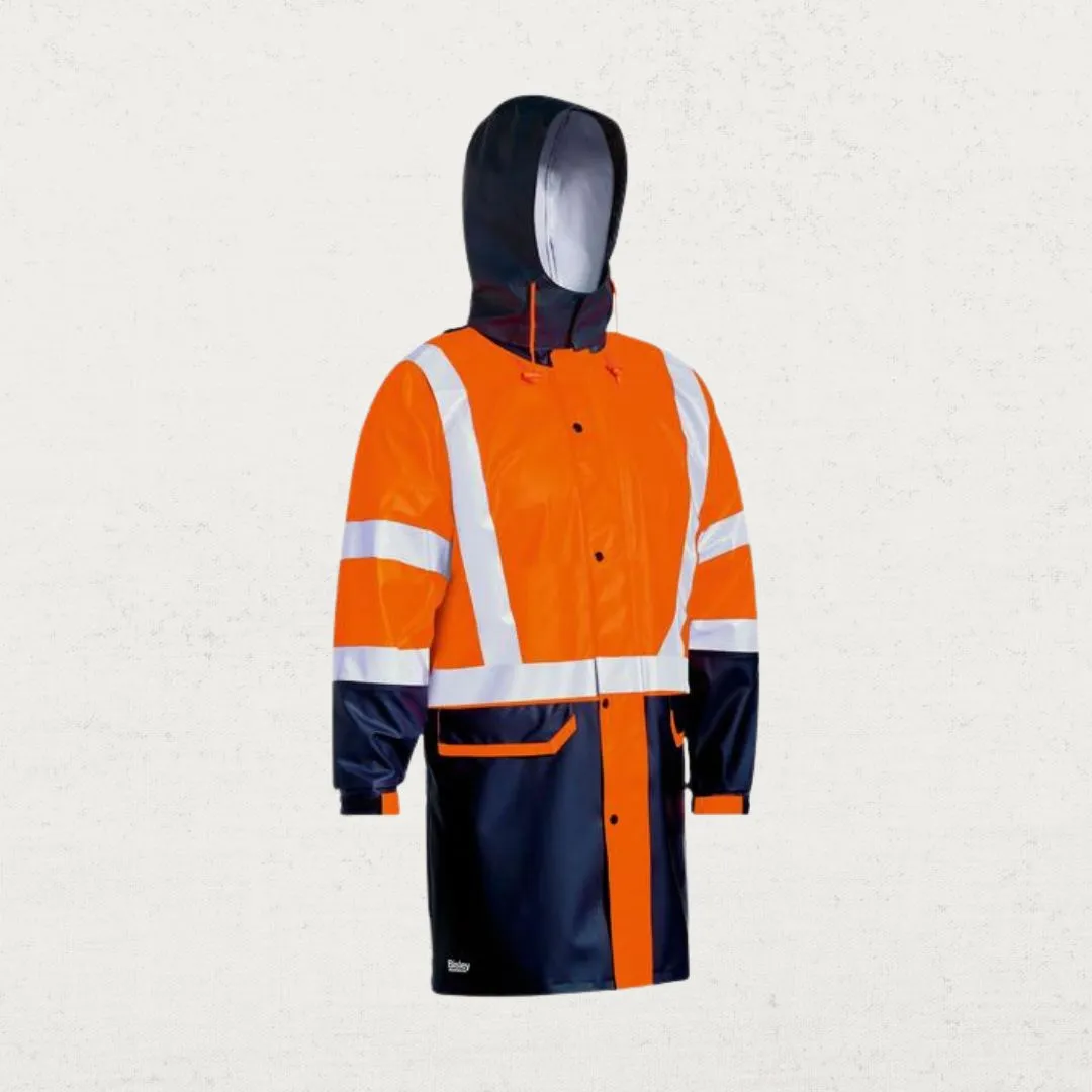 Hi Vis Taped PU Waterproof Jacket