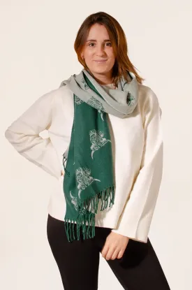 Highland Cow Cashmere Blend Scarf