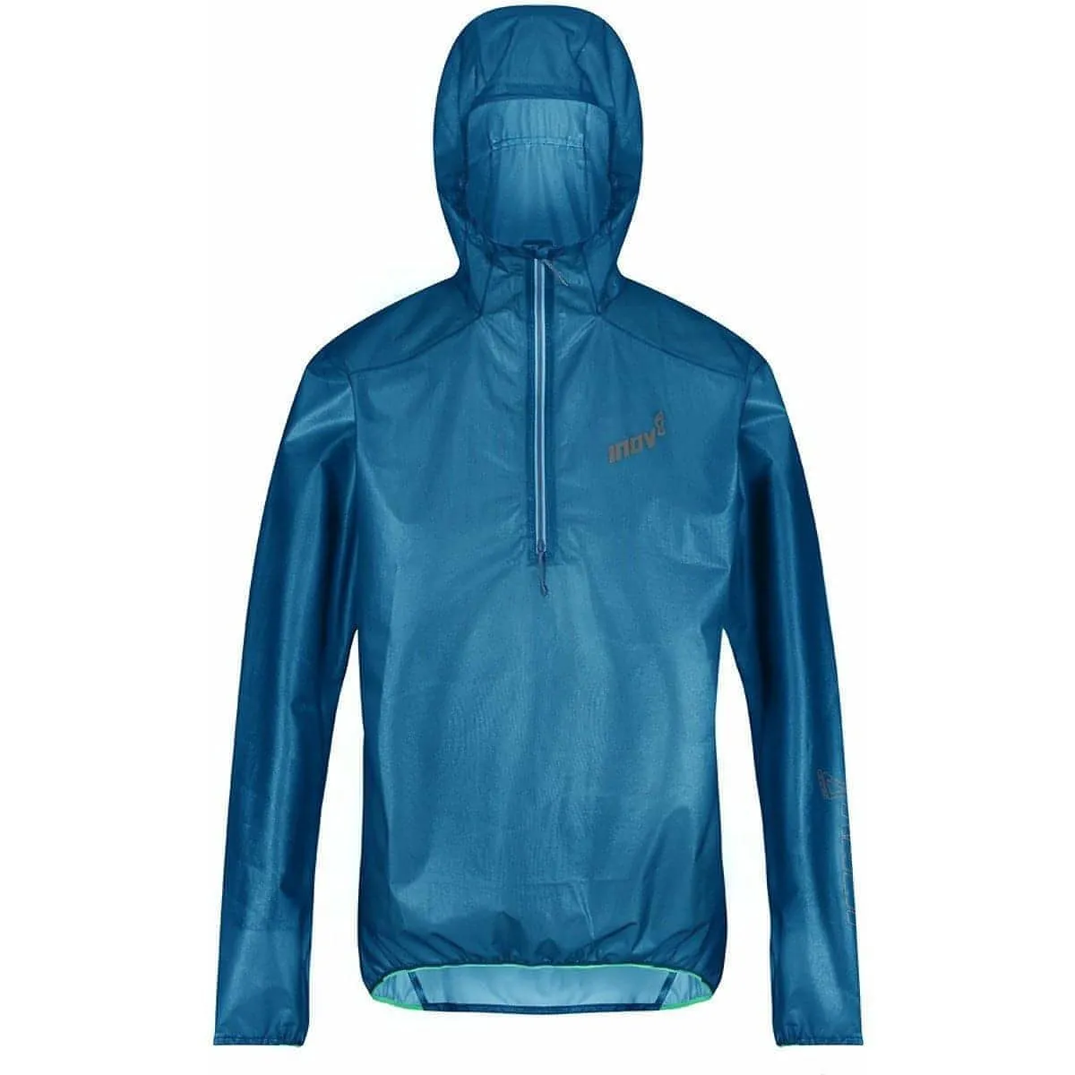 Inov8 Raceshell Half Zip Waterproof Running Jacket - Blue