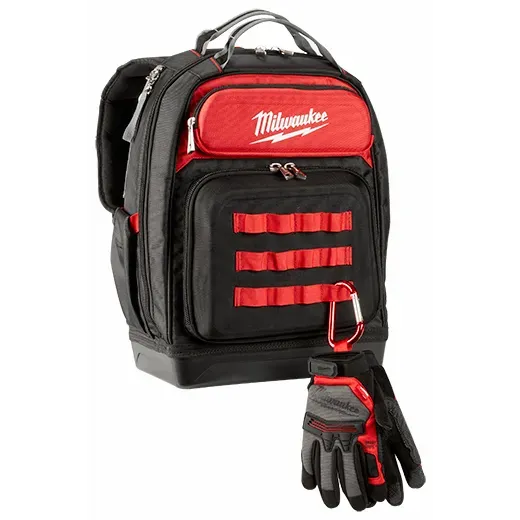 Jobsite Backpack - Milwaukee 48 Pockets, Hardshell, 48-22-8201