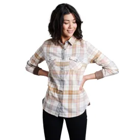 Kuhl Women's Tess Flannel Long Sleeve Shirt - Rose Quartz