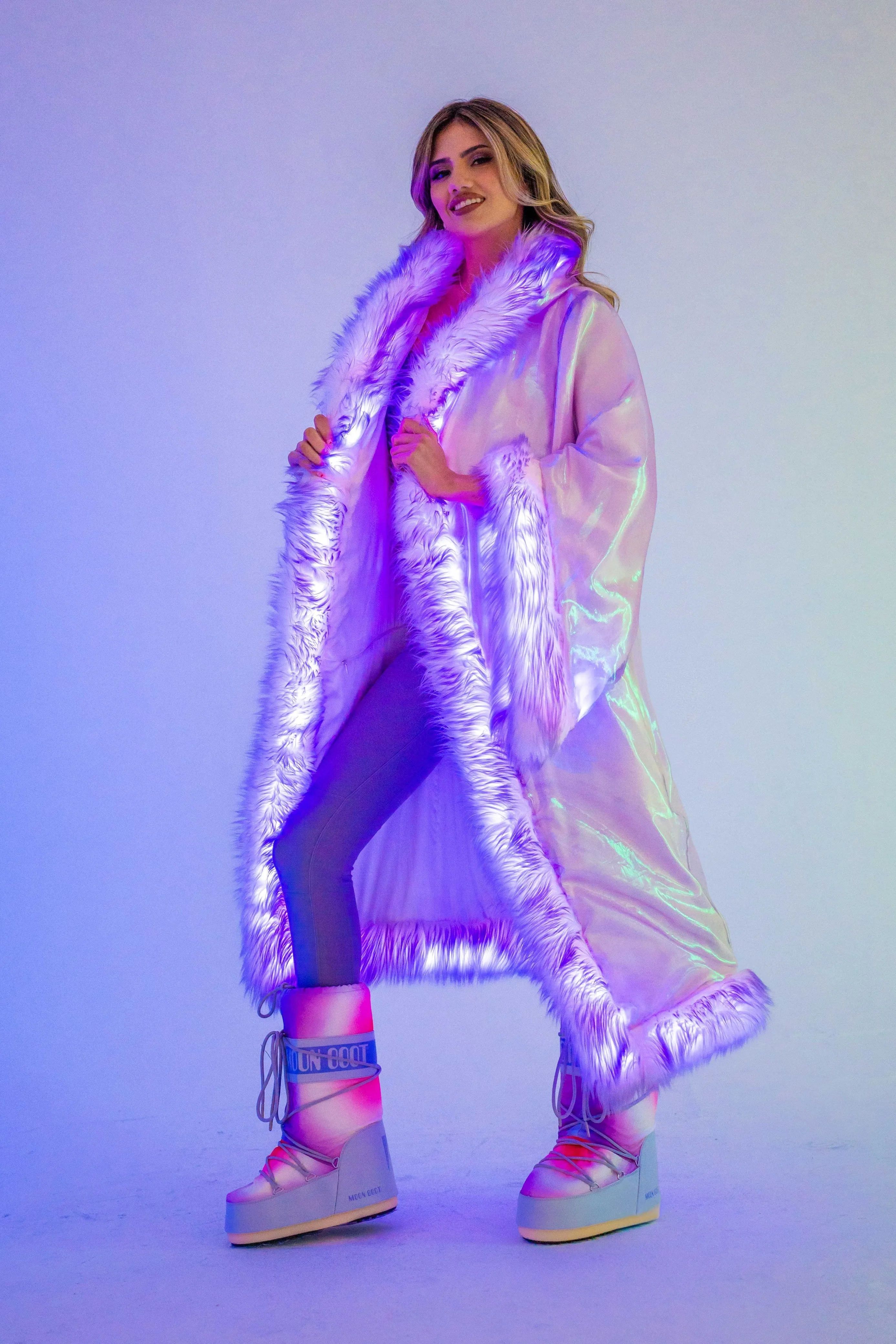 LED Sheer Magic Kimono in "Lilac" IN STOCK