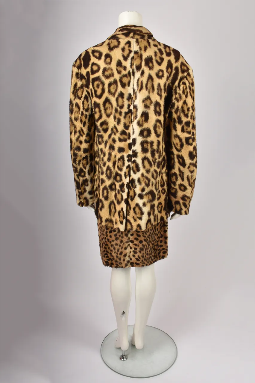 Leopard Faux Fur Coat