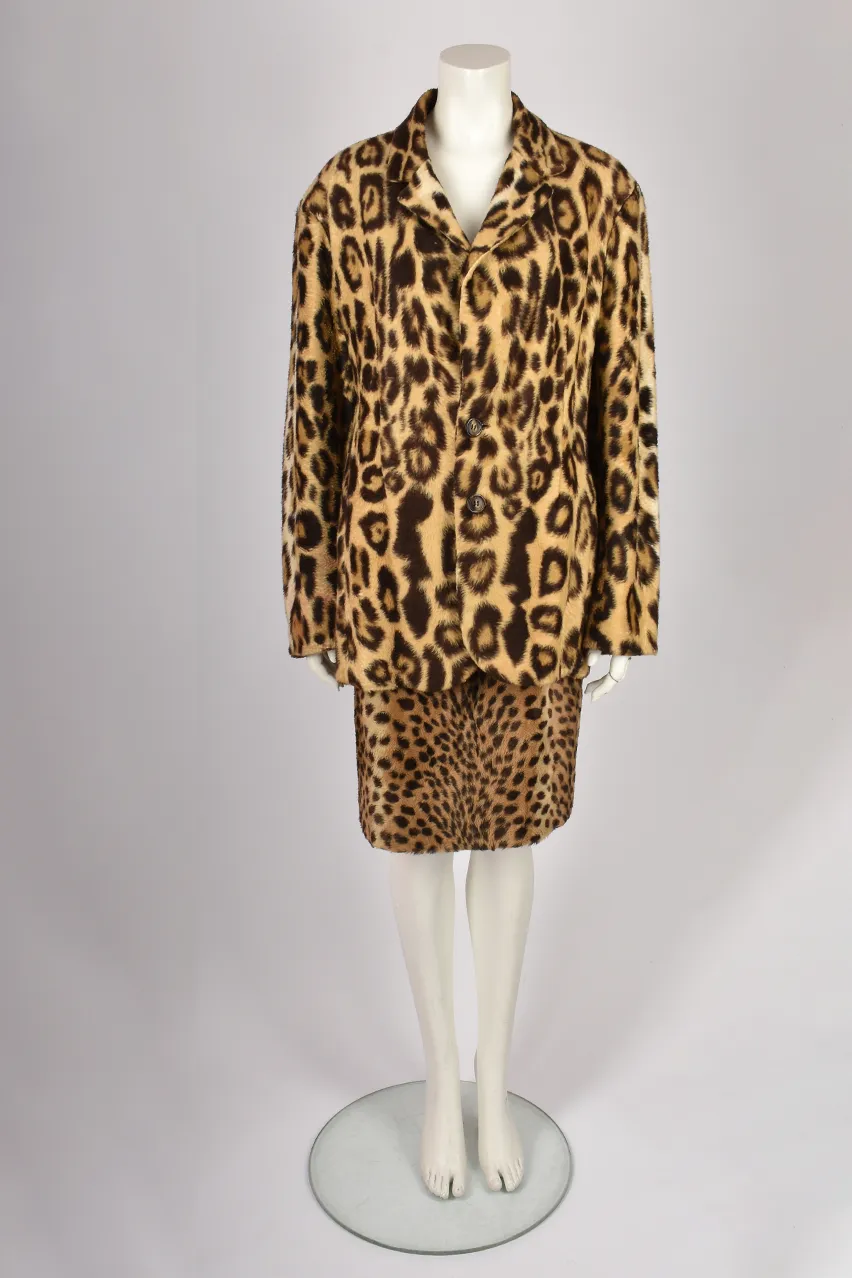 Leopard Faux Fur Coat