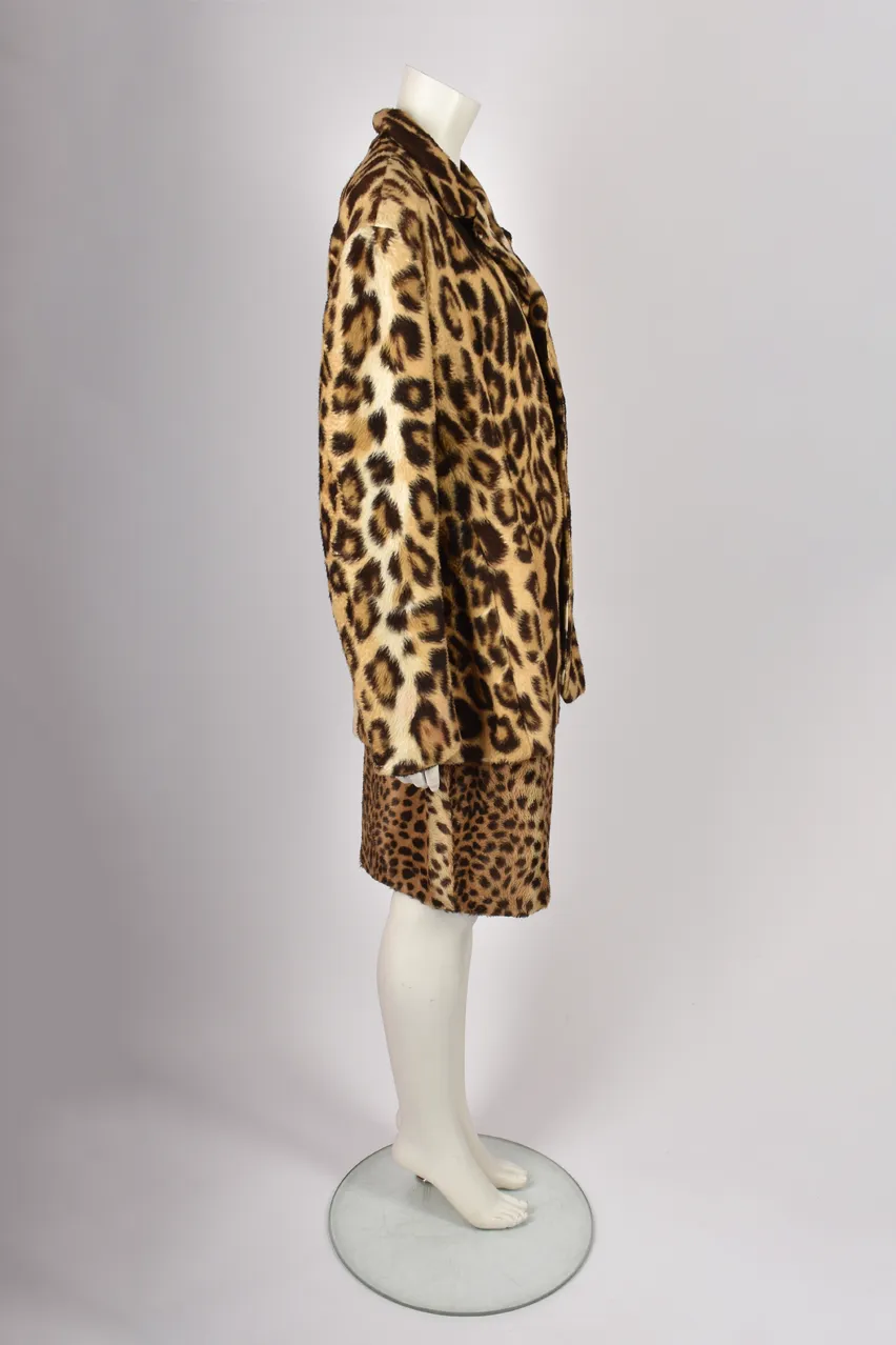 Leopard Faux Fur Coat