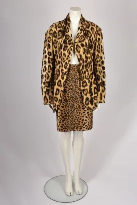 Leopard Faux Fur Coat