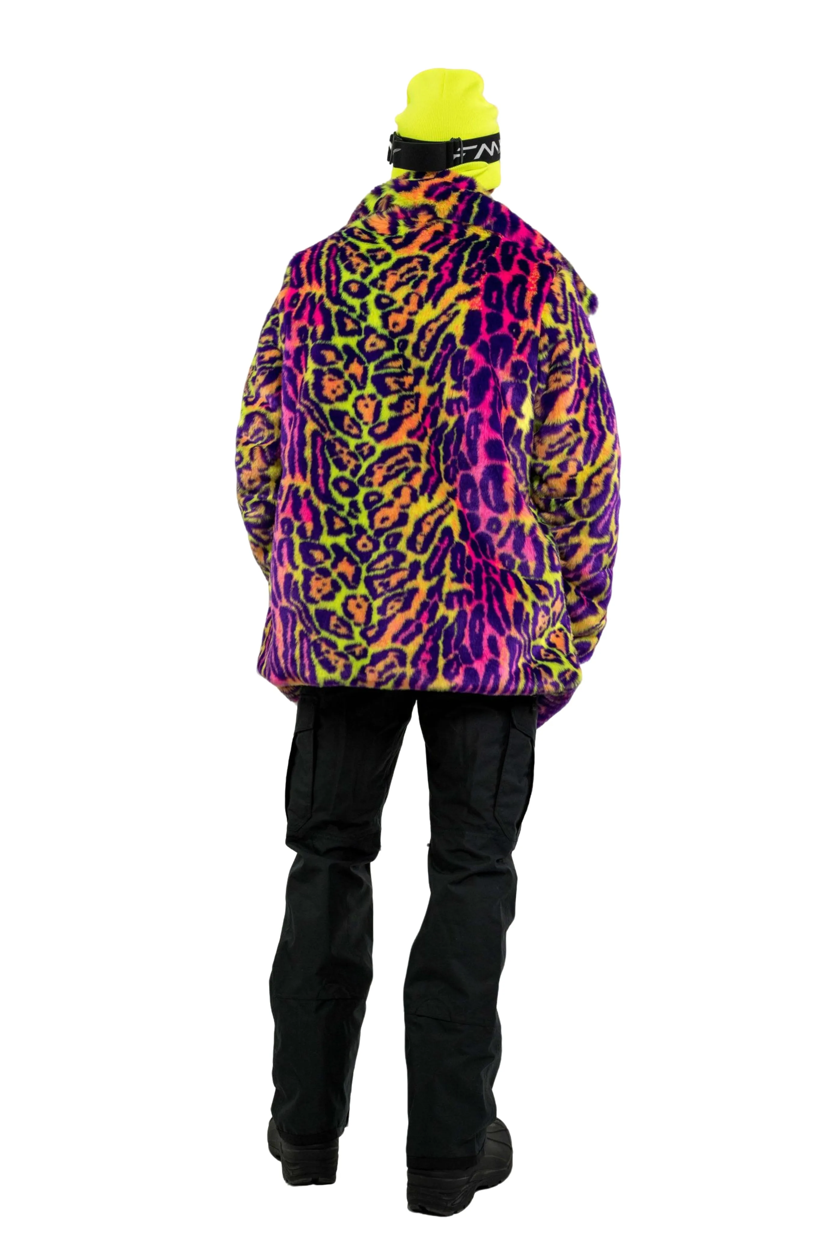 Men's Duke Coat in "Neon Cheetah"