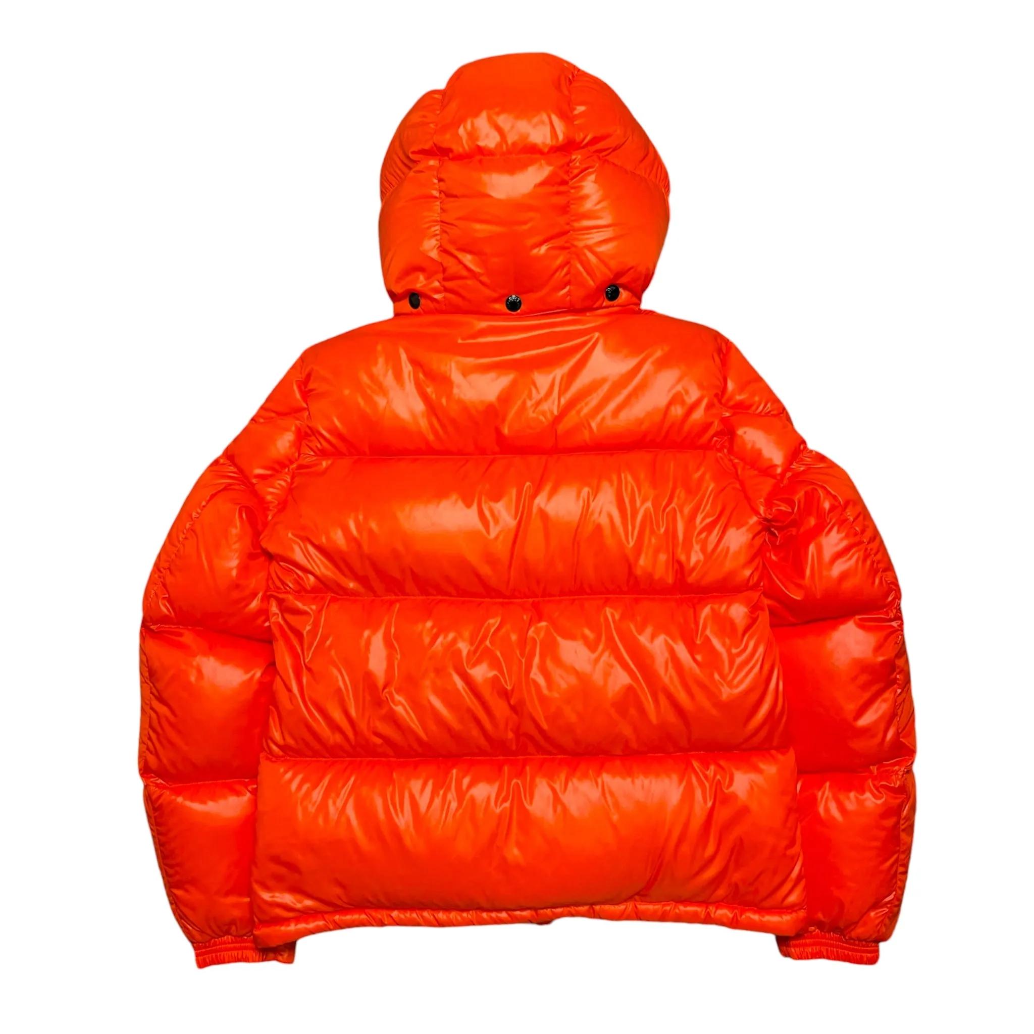 Moncler Montbeliard Short Down Jacket Orange