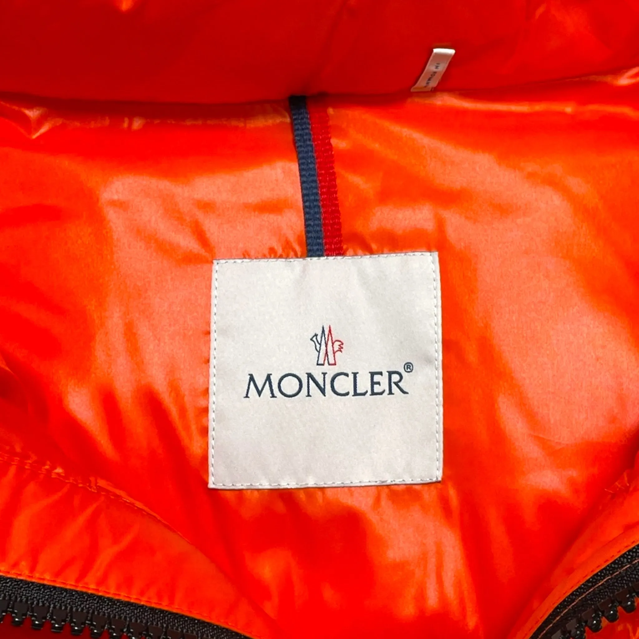 Moncler Montbeliard Short Down Jacket Orange