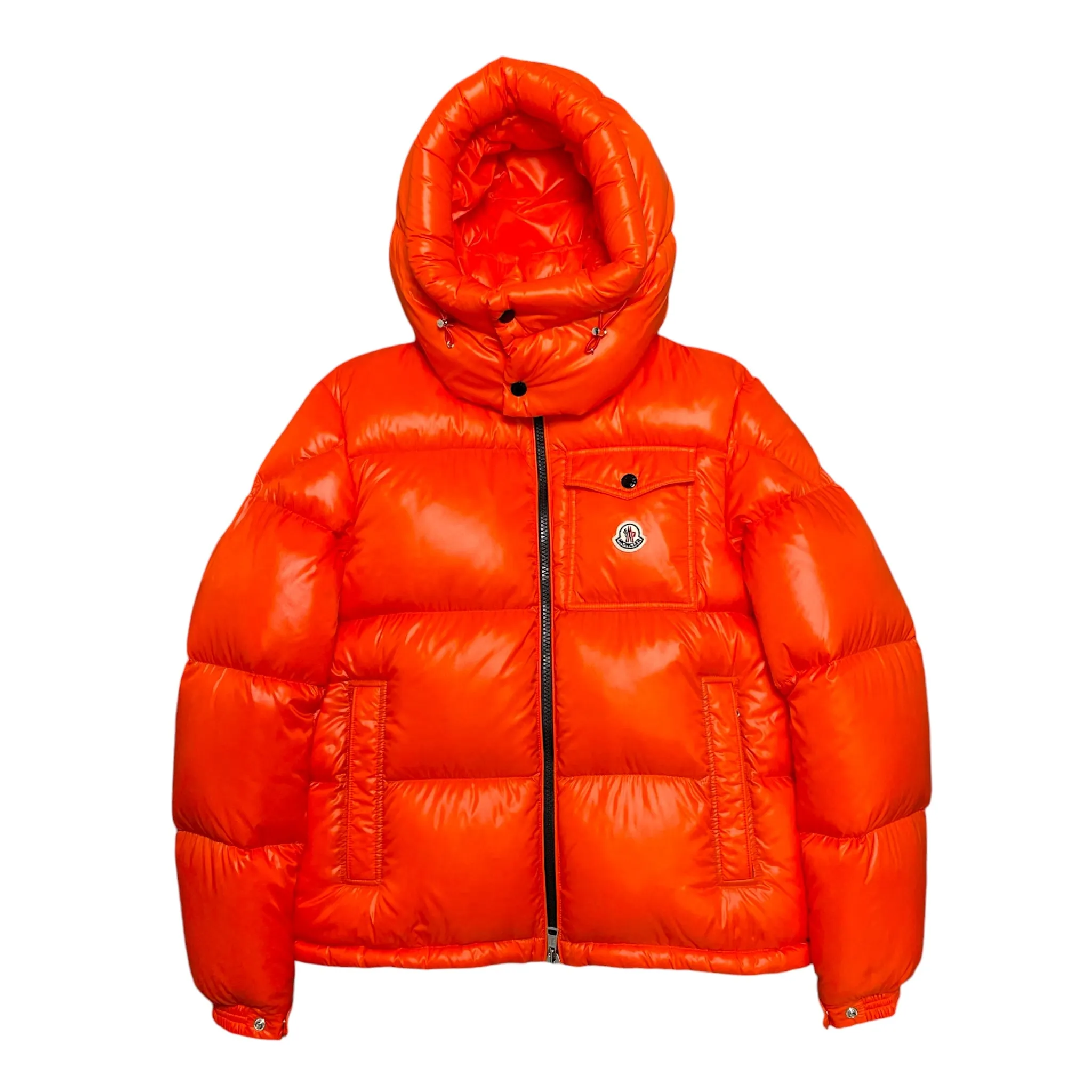 Moncler Montbeliard Short Down Jacket Orange