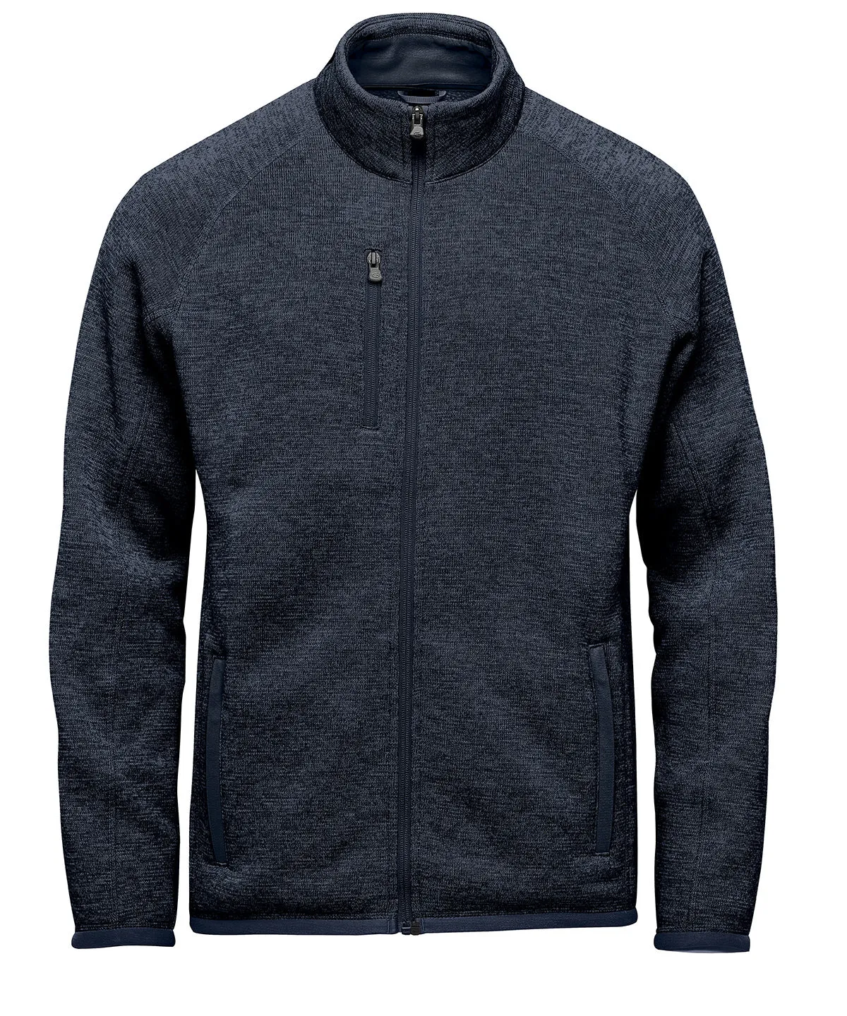 Navy Heather - Avalante full-zip fleece jacket