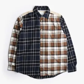 Norse Projects Algot Mixed Flannel Check Shirt