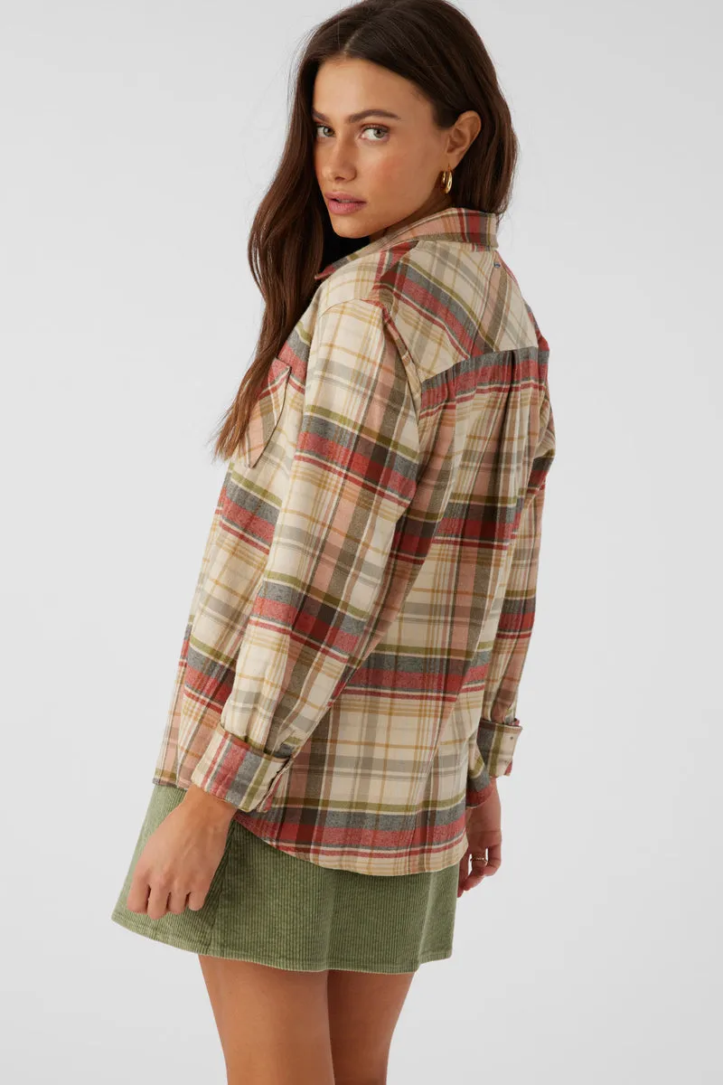 O'Neill Logan Flannel L/S Shirt-Multi Clr