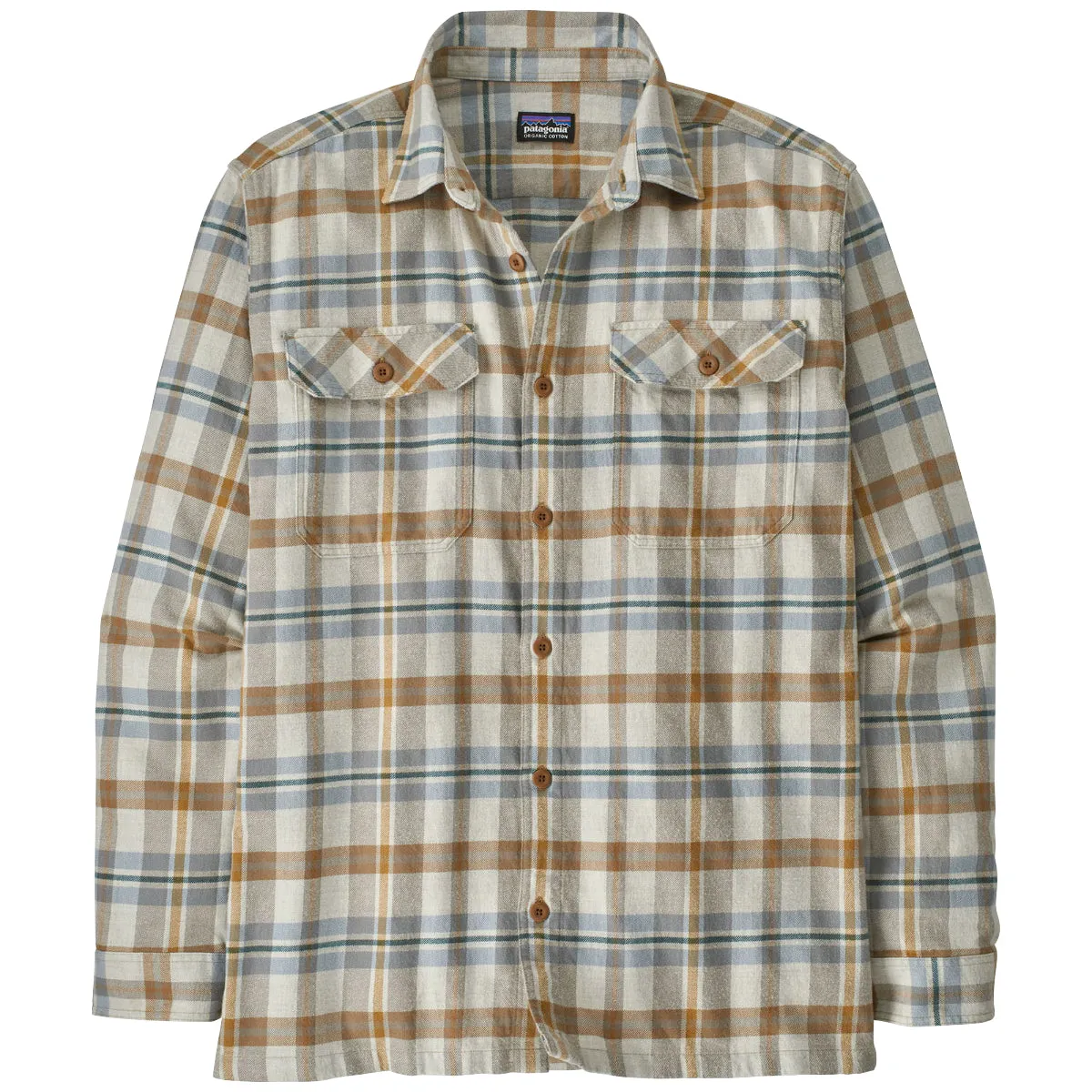 Patagonia Fjord Midweight Organic Cotton Long Sleeve Flannel Shirt