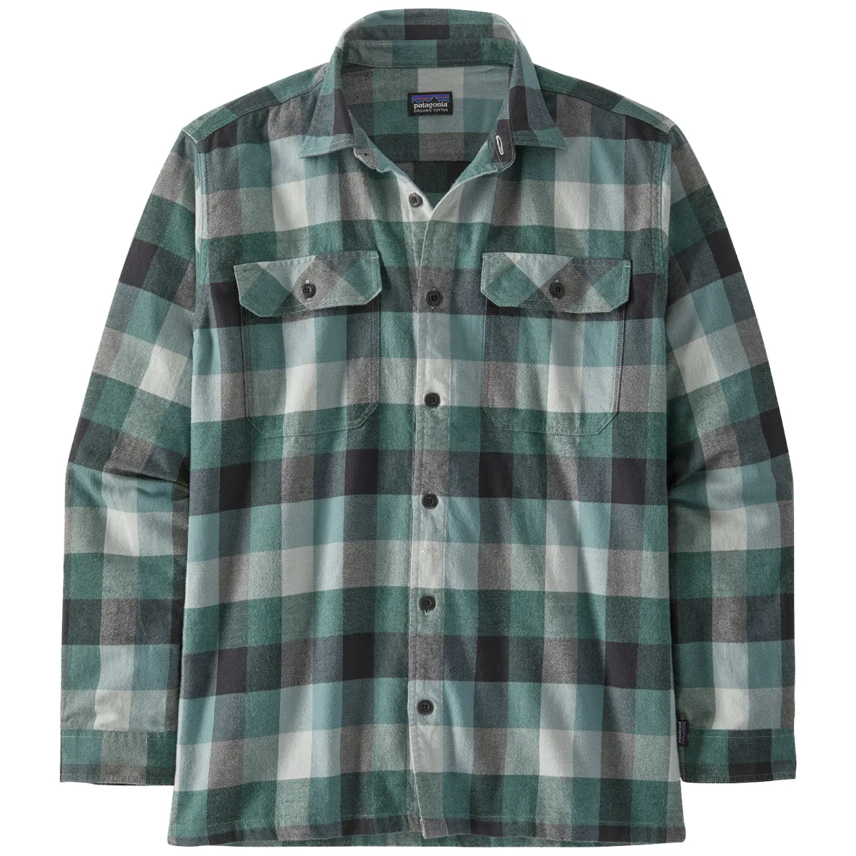 Patagonia Fjord Midweight Organic Cotton Long Sleeve Flannel Shirt