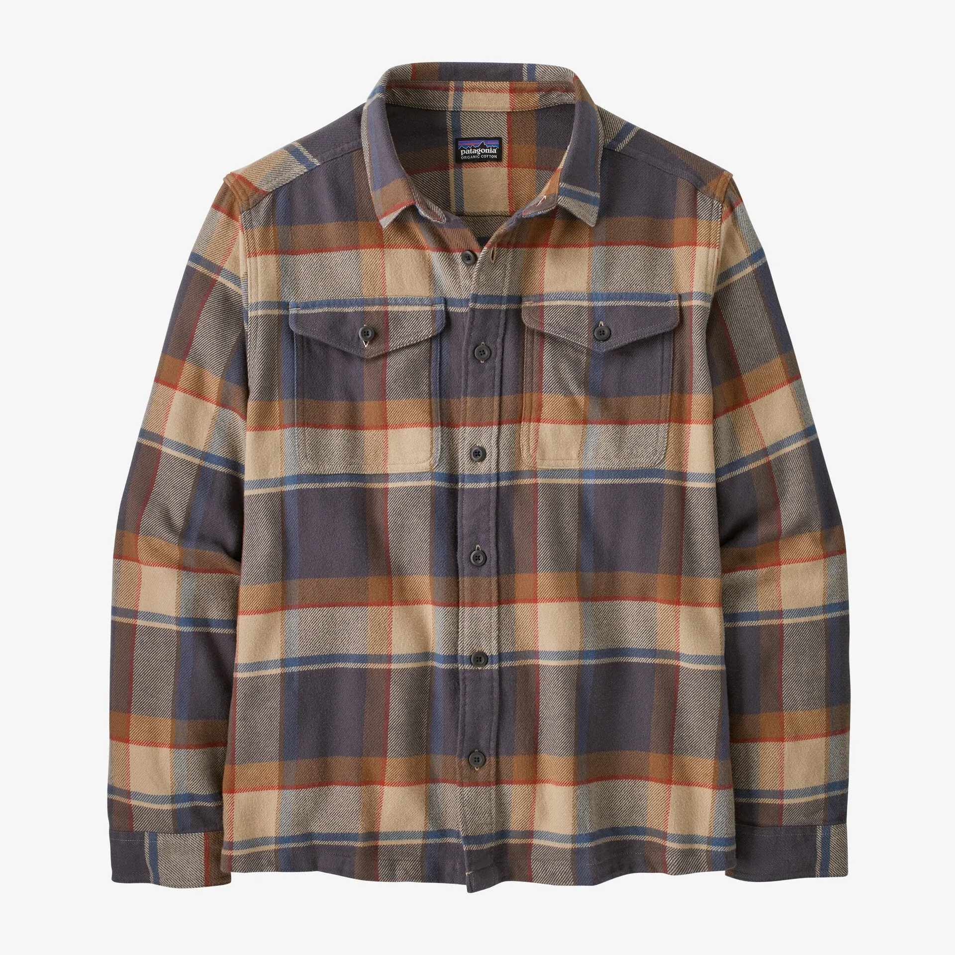 Patagonia Men's Fjord Flannel Shirt - SUNRISE RIDGE FORGE GREY