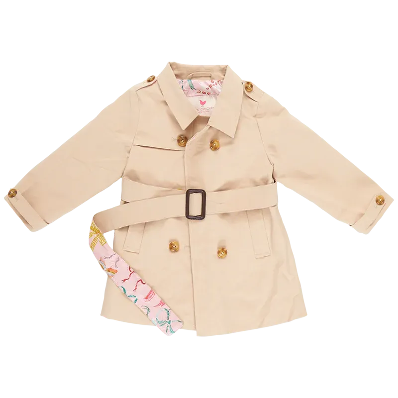 PINK CHICKEN ~ Girls Trudy Trench Coat