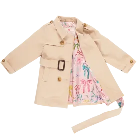 PINK CHICKEN ~ Girls Trudy Trench Coat