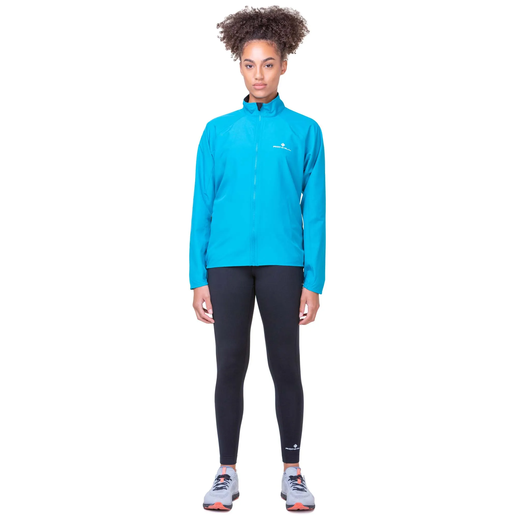 Ronhill | Women's Core Jacket - Azure/Bright White