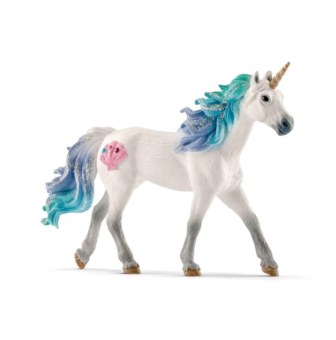 SEA UNICORN STALLION BY SCHLEICH