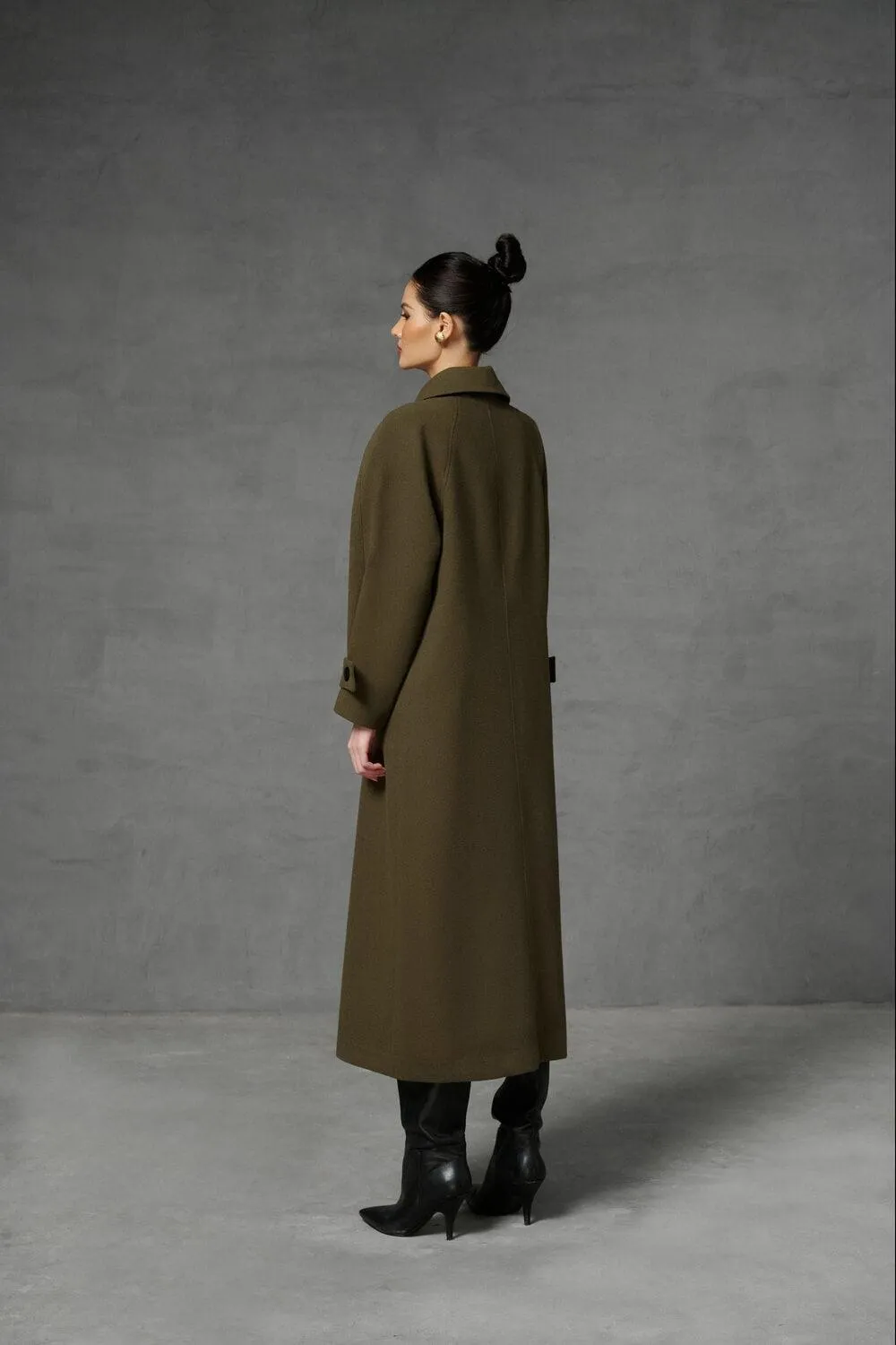 Somoon Double-Breasted Trench Coat