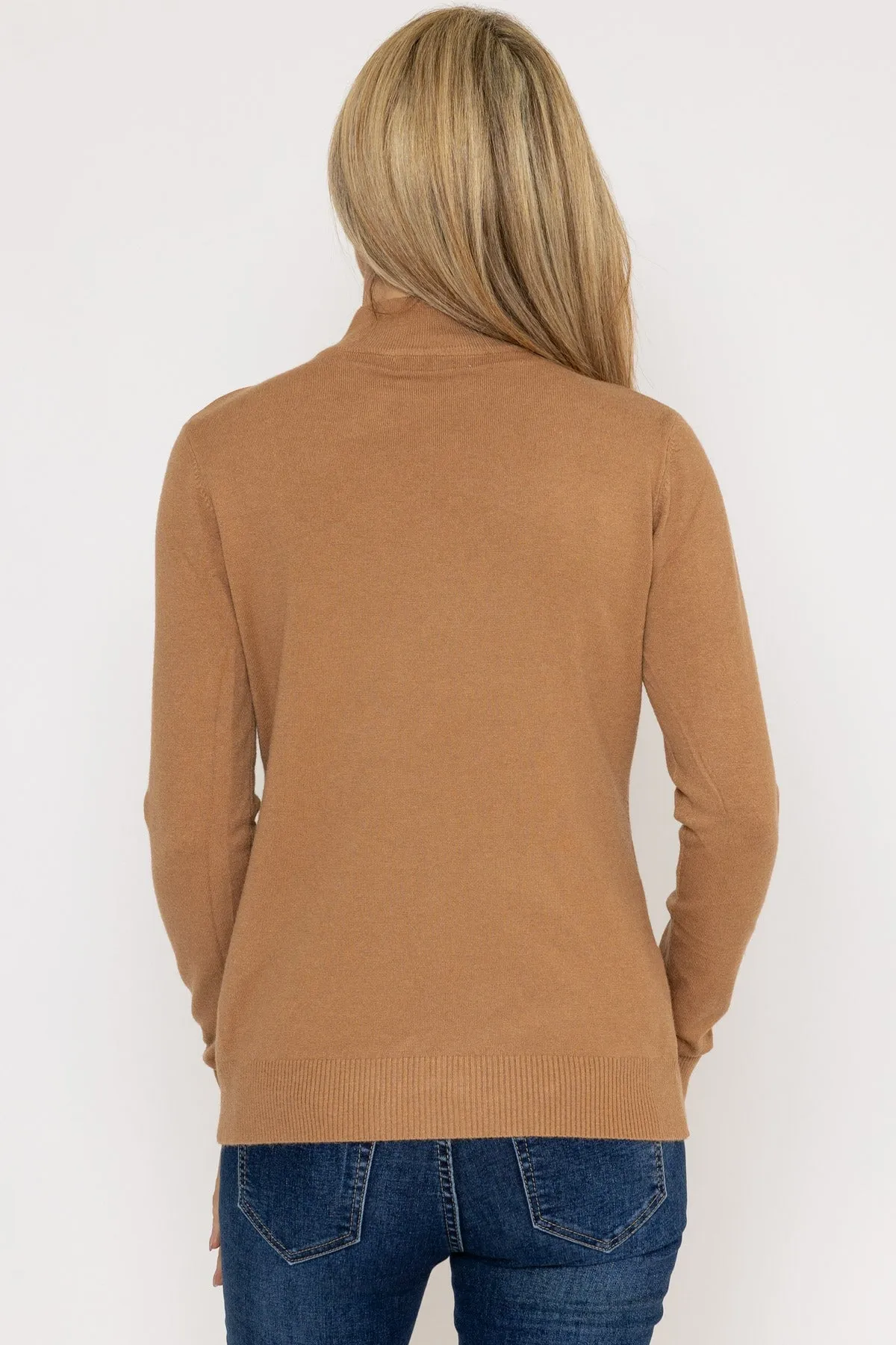 Turtleneck Knit in Camel