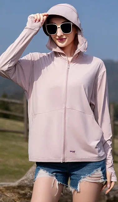 Ultimate Sun Protection Jacket with Instant Cooling and Breathable Silk Fabric #72417