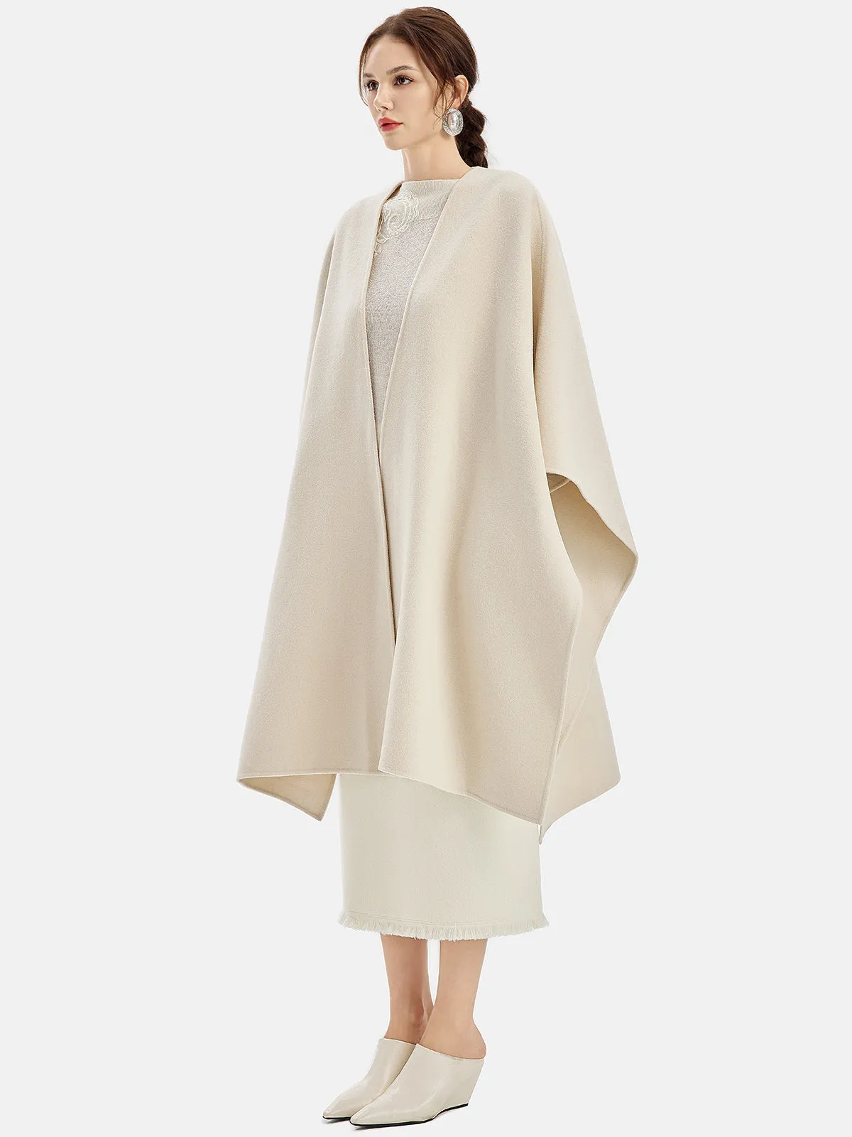 Versatile Australian Wool Poncho