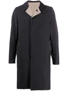 Virgin wool reversible coat