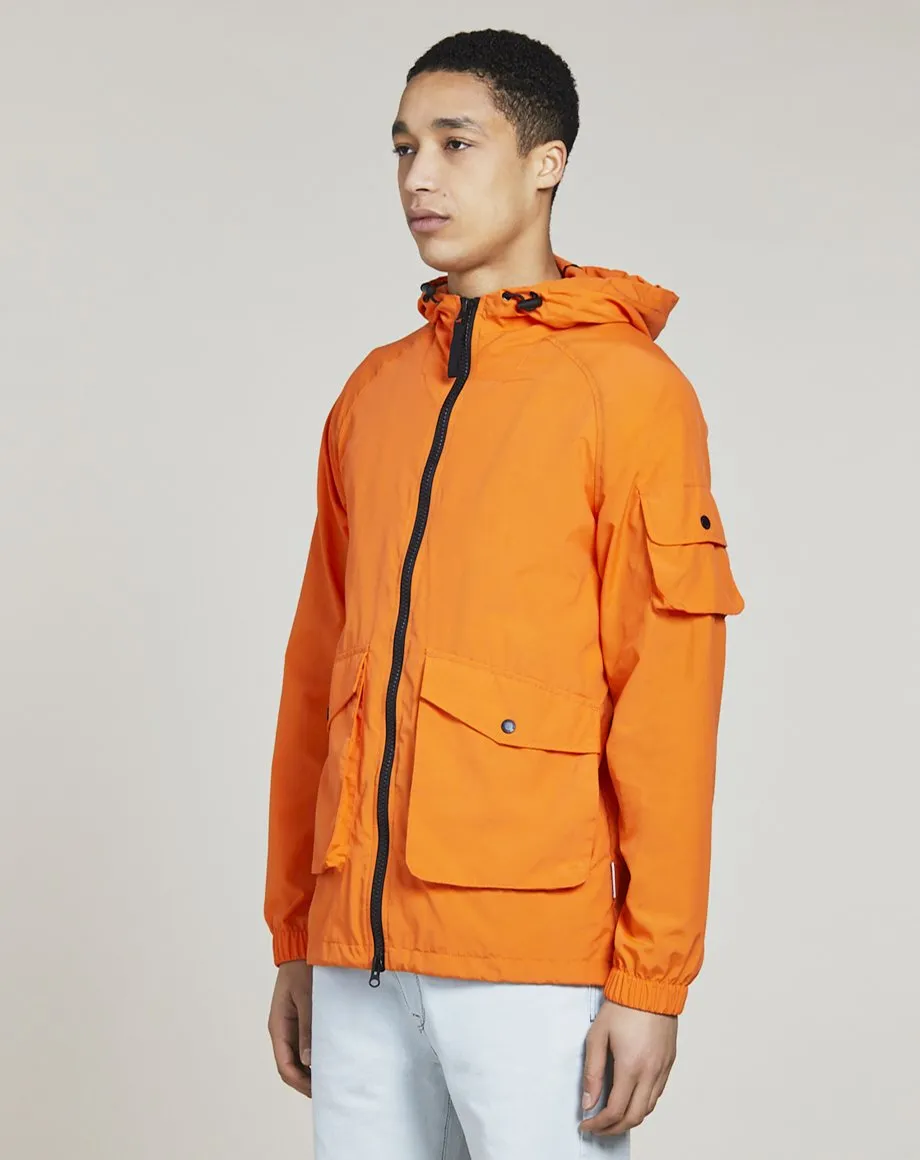 VOYAGE HOODED MENS KAGOULE | ORANGE